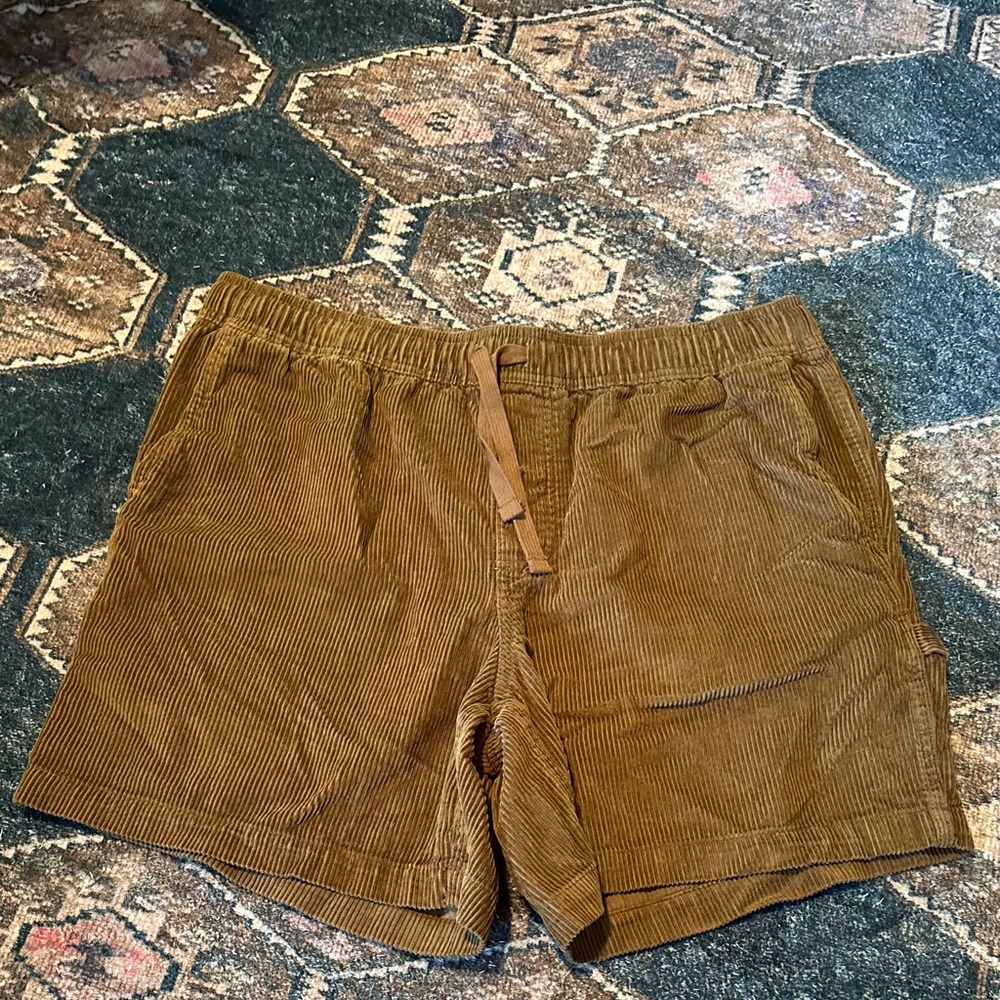 Original Use Brown Corduroy Men Shorts